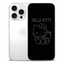 Cute Hello Kitty phone screen protector with durable tempered glass for stylish protection.