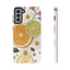 Citrus and Flowers Tough Phone Case