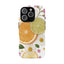 Citrus and Flowers Tough Phone Case