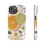 Citrus and Flowers Tough Phone Case