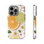 Citrus and Flowers Tough Phone Case