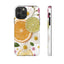 Citrus and Flowers Tough Phone Case