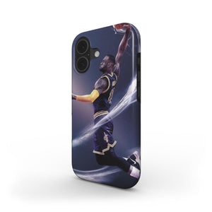 LeBron James Electrifying Dunk Tough Phone Case – Unleash the King’s Power