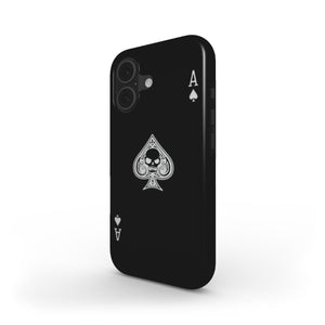 Ace of Spades Skull Phone Case – Dark Elegance Meets Poker Edge