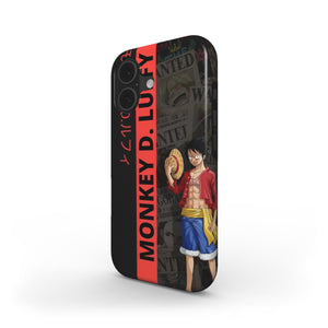 Monkey D. Luffy Phone Case – Anime Wanted Poster Design – One Piece Tough Cover