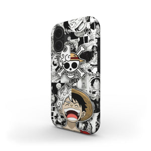 Gear 5 Luffy Phone Case – One Piece Anime Tough Cover