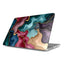 Abstract Color‑Wave MacBook Case | Fluid Layered Design with Gold Lines | Aesthetic MacBook Skin
