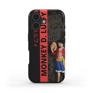 Monkey D. Luffy Phone Case – Anime Wanted Poster Design – One Piece Tough Cover