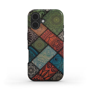 Boho Mandala Patchwork Phone Case | Tribal Art Cover