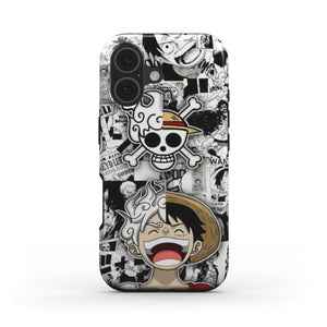 Gear 5 Luffy Phone Case – One Piece Anime Tough Cover