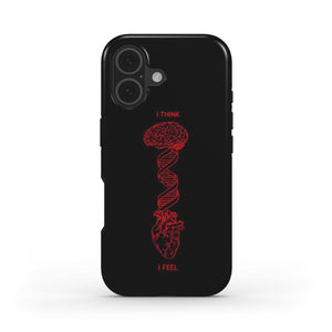 Brain DNA Heart Tough Phone Case – Duality Mind & Feel Design