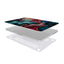 Abstract Color‑Wave MacBook Case | Fluid Layered Design with Gold Lines | Aesthetic MacBook Skin
