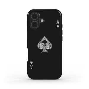 Ace of Spades Skull Phone Case – Dark Elegance Meets Poker Edge