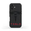 Tesla Phone Case – Glossy Black with Red Logo | Sleek Electric Car Accessory for iPhone & Android