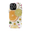 Citrus and Flowers Tough Phone Case