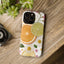 Citrus and Flowers Tough Phone Case