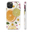 Citrus and Flowers Tough Phone Case