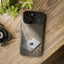 Durable and rugged Phone Case with Ace of Spades art.