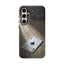 Glossy Ace of Spades Phone Case with stylish card artwork.