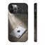 Slim-fit Ace of Spades Tough Phone Case for a comfortable grip.