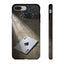 Stylish Ace of Spades Tough Phone Case designed for iPhone users.