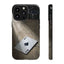 Stylish Ace of Spades Tough Phone Case ideal for teenagers.