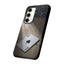 Stylish modern Phone Case with Ace of Spades card details.